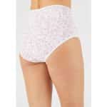 340201. Pack of 4 Ladies High Waisted Full Back Coverage Printed Brief Panty - Image 5