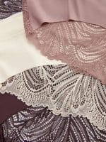 340202. Pack of 5 Ladies Premium Lace Back Brazilian Briefs Panty - Image 4