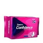 340614. Senora Confidence Sanitary Napkin Regular Flow (Panty System) 10pcs